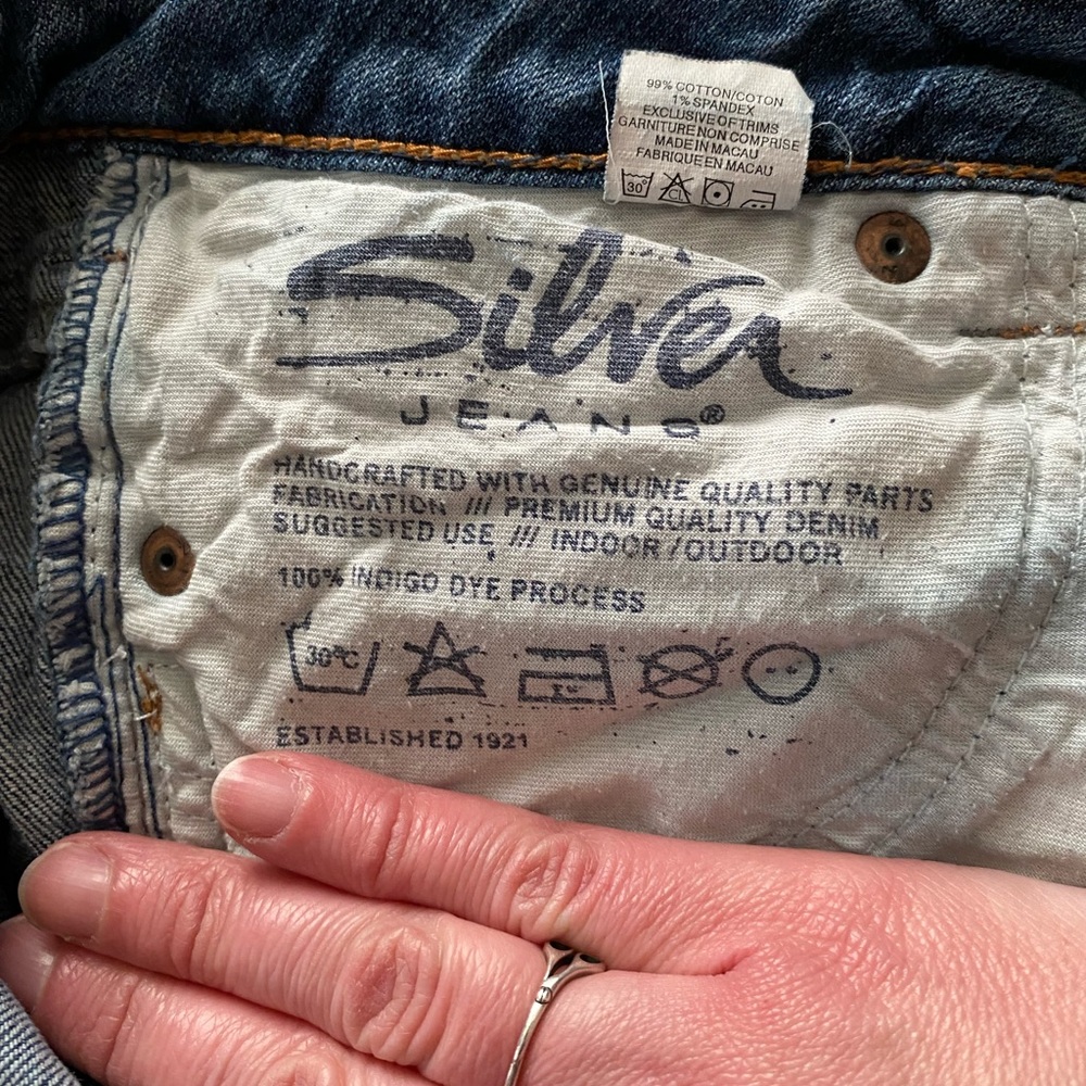Size 30 Silver Jeans